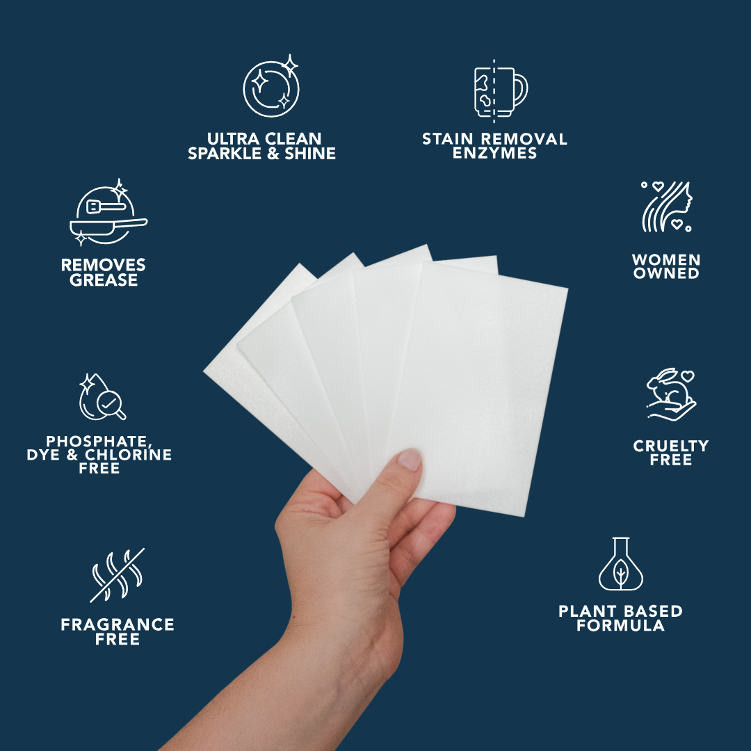 Dishwasher Detergent Strips (Unscented)