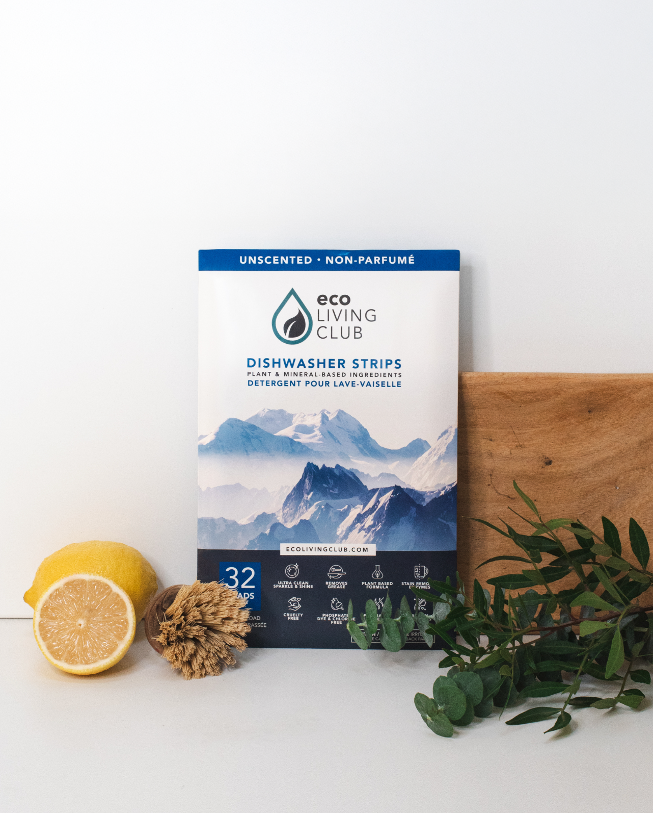 Dishwasher Detergent Strips (Unscented)