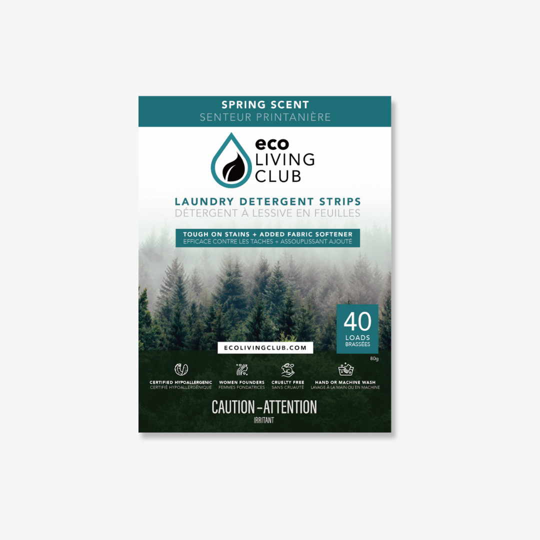 Eco Laundry Detergent Strips Scented Certified Hypoallergenic