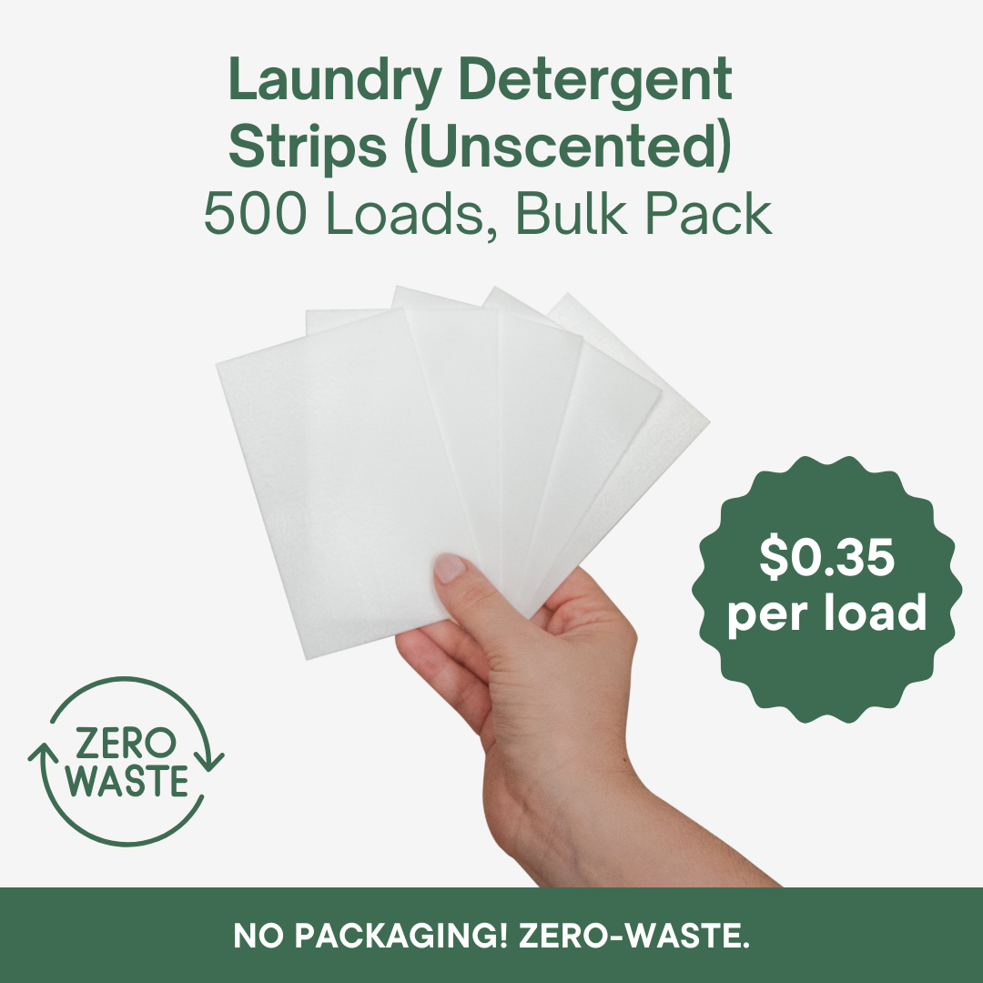 Unscented Laundry Detergent Sheet - 500 loads (250 sheets)