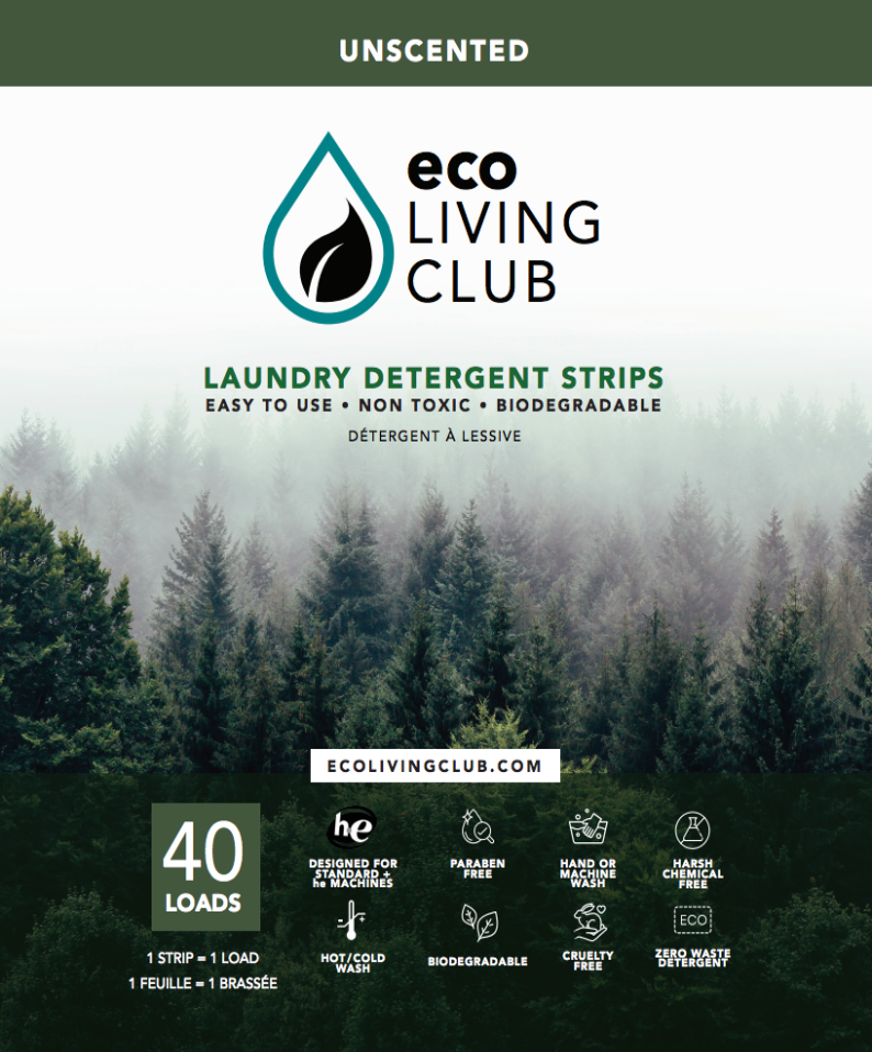 Buy wholesale Laundry Detergent Eco Sheets (Fragrance Free) 40 Loads -  Detergent Strips (Natural) 40 Washes