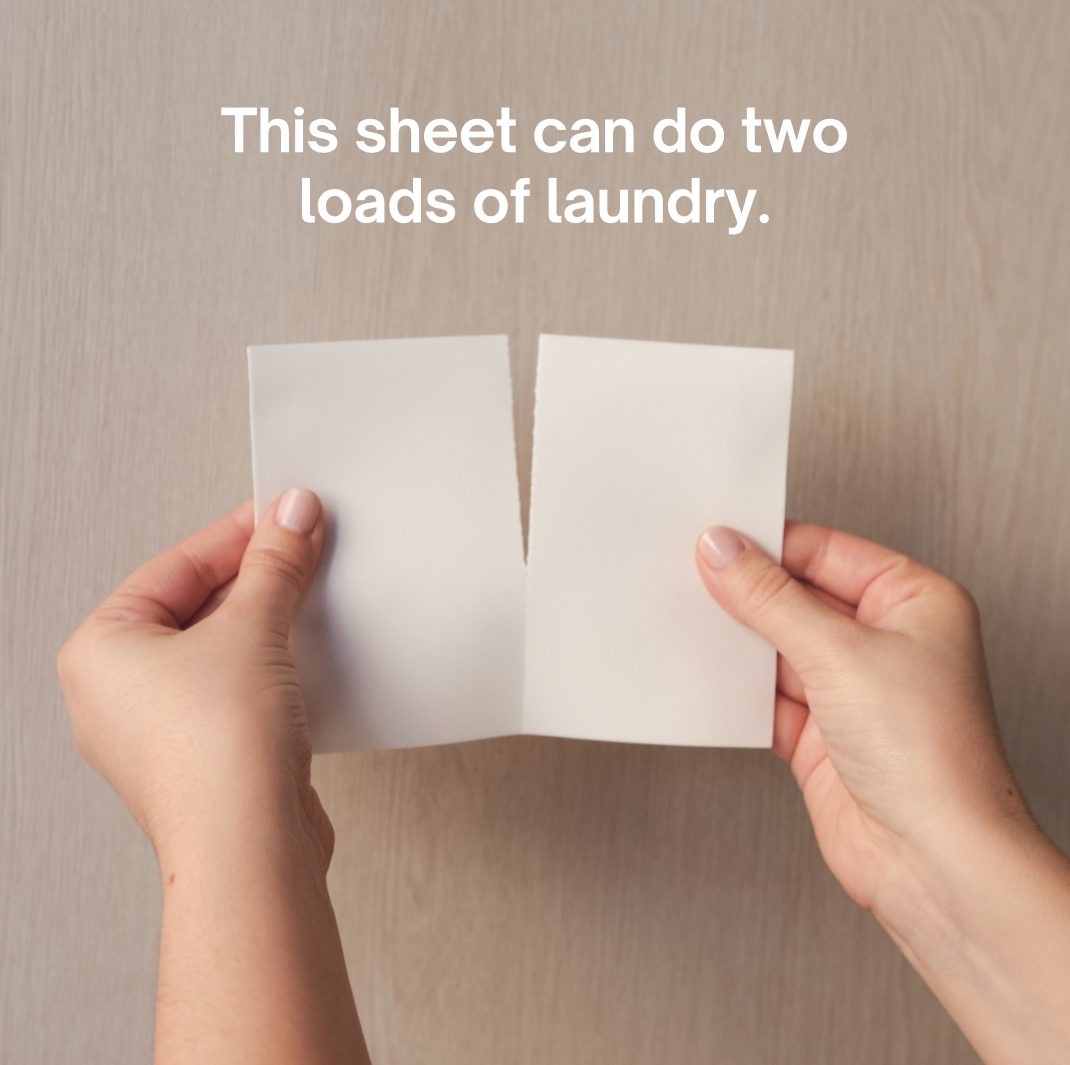 Scented Laundry Detergent Sheets - 500 loads (250 sheets)