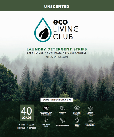 Eco Laundry Detergent Strips - Unscented - Bespoke Prints